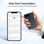 Note Pro AI Voice Recorder, 64GB AI Recorder with Transcription, Real-Time Translate 100 Languages, AI Meeting Minutes & Mind Maps, Magnetic Design, 400mAh Battery