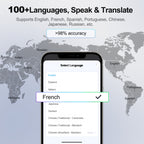 Note Pro AI Voice Recorder, 64GB AI Recorder with Transcription, Real-Time Translate 100 Languages, AI Meeting Minutes & Mind Maps, Magnetic Design, 400mAh Battery